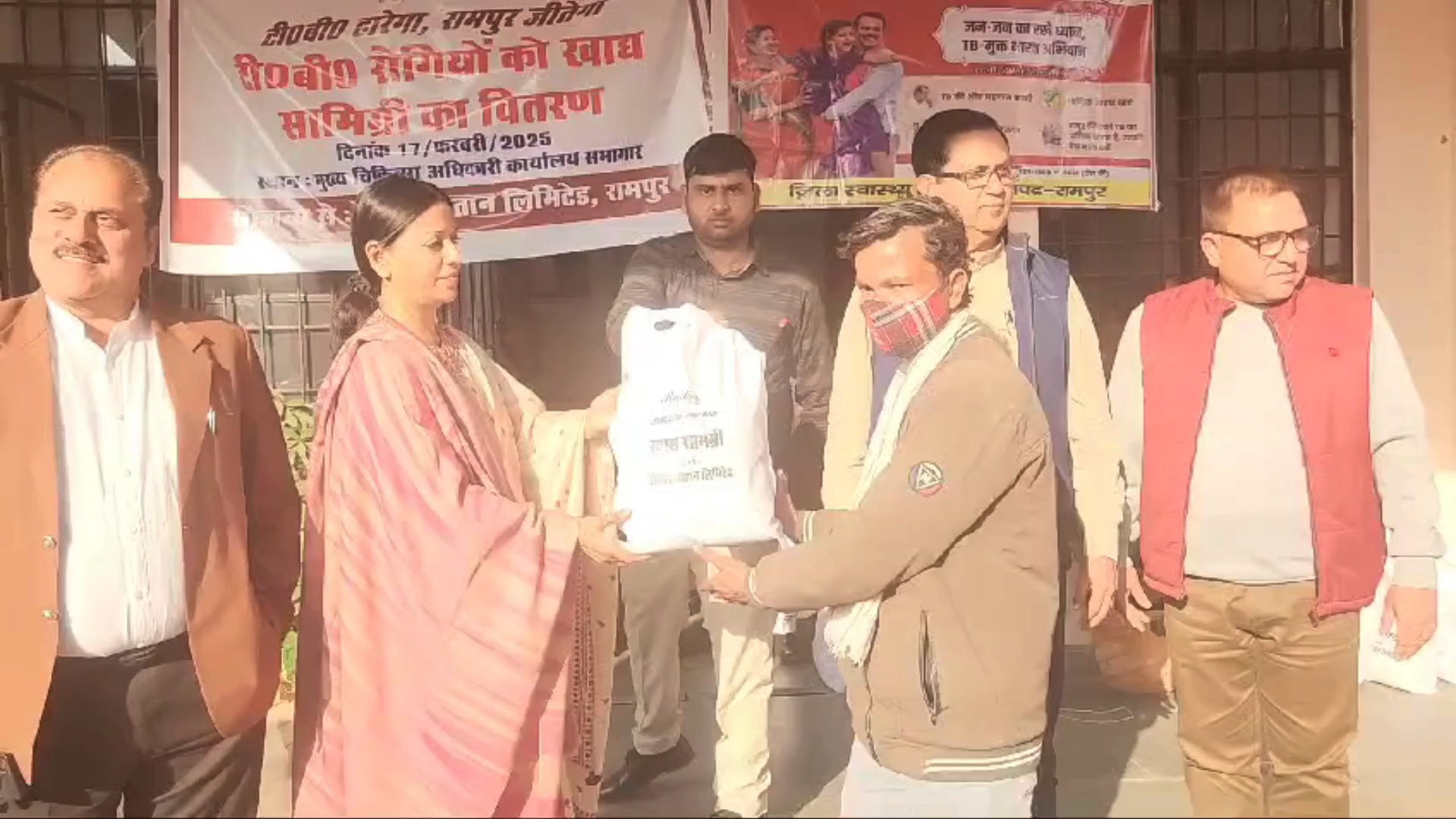 Radico adopts 80 tuberculosis patients in Rampur and provides them nutritional kits every month to help them overcome the disease successfully.