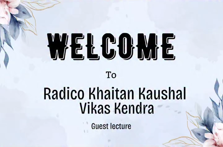 An enlightening guest lecture at Radico Khaitan Kaushal Vikas Kendra!